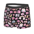 thumbnail image 2 of Wukai Elements Print Men’s Underwear Breathable Boxer Briefs,&nbsp;Moisture Wicking & Breathable-Medium, 2 of 7