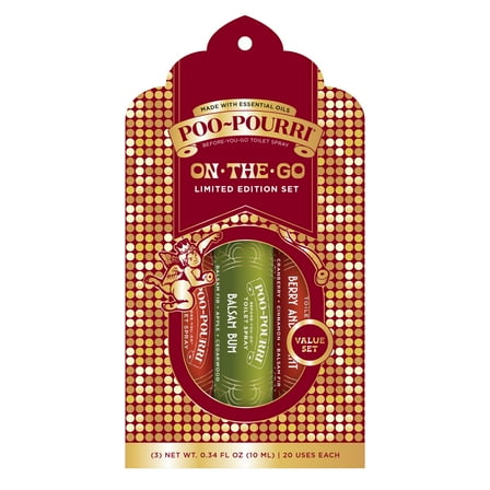 Poo-Pourri Holiday On-The-Go Set 10mL x 3