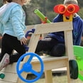 thumbnail image 2 of Steering Wheel, Plastic Small Portable Swingset Steering Wheel, Sturdy Kids Toy Swing Set For Playground, 2 of 8