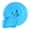 Blue, variant on Glossy Silicone Wolf-shape Mold Wall-mounted Valentines Stereo Mold Ornaments Pendant Epoxy Resin Crafting