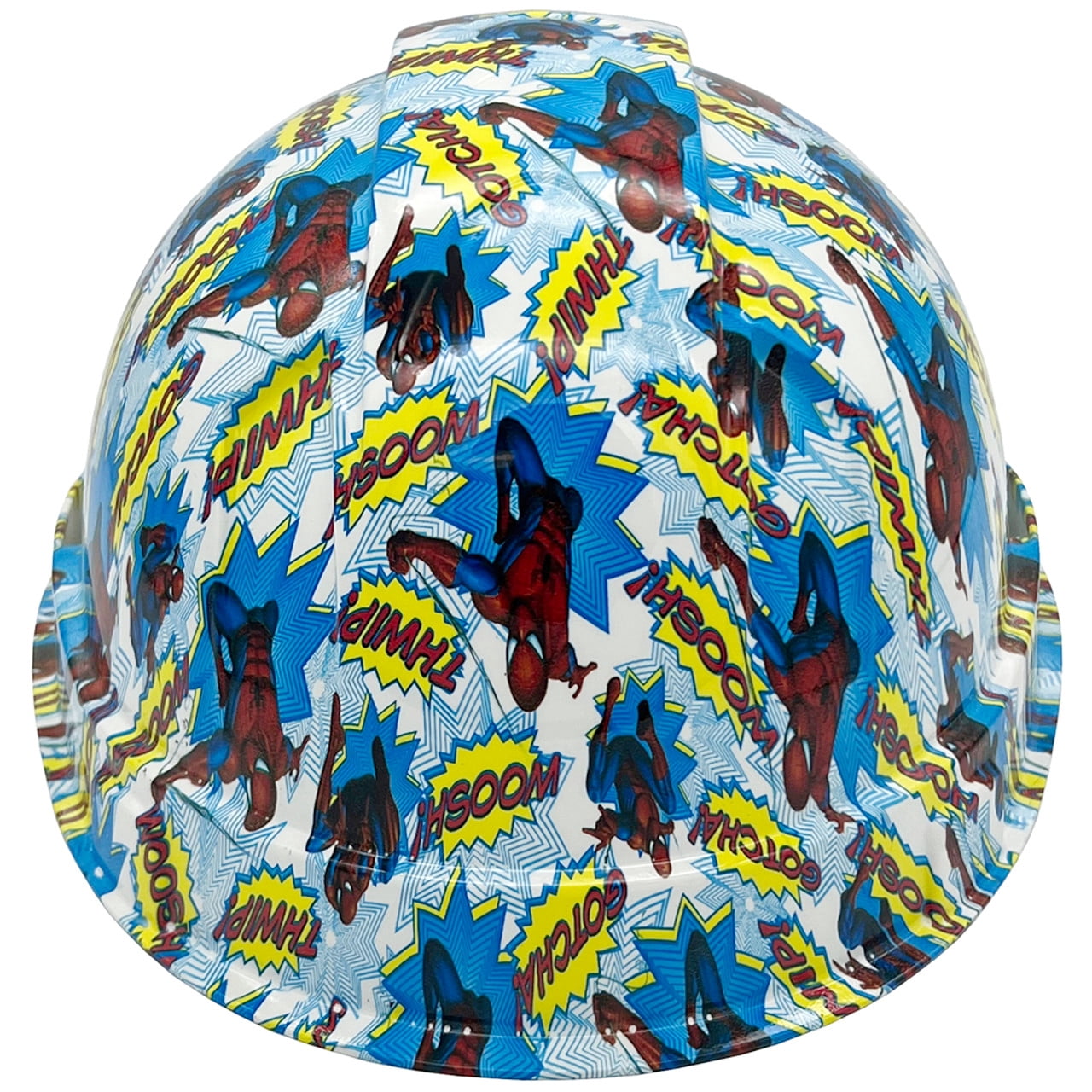 Spider Man Hydro Dipped Hard Hats Cap Style with 4 Pt Suspension