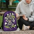 thumbnail image 6 of Beetlejuice Backpack Rucksack Book Bag Schoolbag Shoulder Bag Casual Hiking Daypack 17 Inch, 6 of 8
