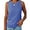 Blue, variant on Dellytop Womens Summer Crew Neck Sleeveless Solid Color Tank Tops