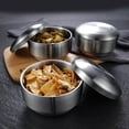 thumbnail image 4 of WINDLAND Economy Mixing Bowl Kimchi Bowls Dishwasher Safe Brushed Metal Surface Bowls, 4 of 21
