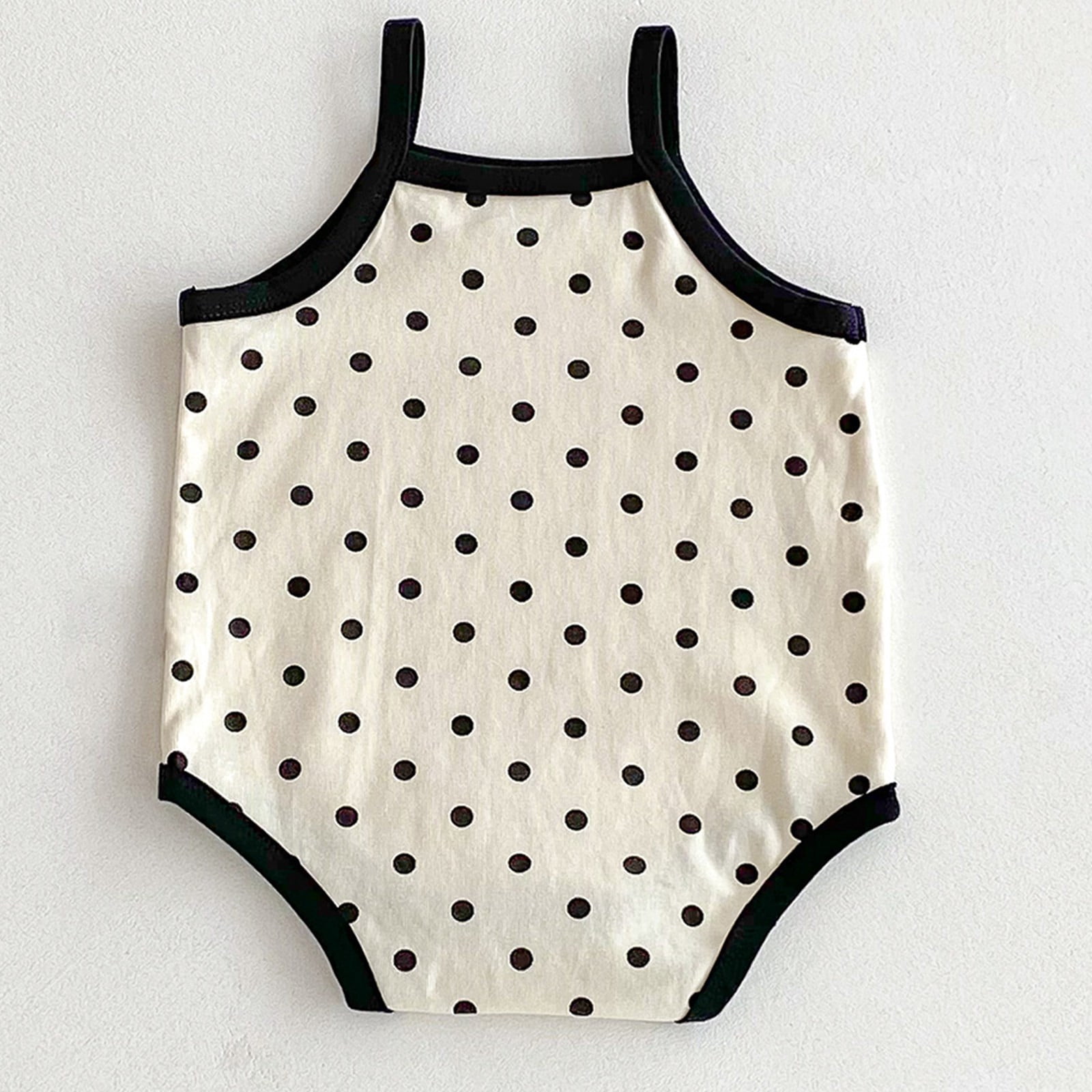TrendOFT Summer Wear Baby Rompers Spaghetti Strap Sleeveless Thin Bow Tie Cute For Newborn Infant Baby Girls Wear Baby Onesies