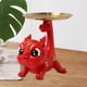 thumbnail image 1 of Estatua de dragón chino de resina, estatuilla de dragón bonita, bandeja de joyería, decoración de año Nuevo Chino, plato de dulces para estantería de , Rojo BLESIY Estatua del Dragón, 1 of 8