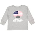 thumbnail image 3 of Inktastic I Love my Daddy Military Son Daughter Boys or Girls Long Sleeve Toddler T-Shirt, 3 of 5