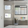thumbnail image 5 of Magnetic Whiteboard Reward Chore Chart – Dry Erase Refrigerator Responsibility Incentive Chart w/Bonus - Grocery List and Notepad for Kitchen Refrigerator, 5 of 8