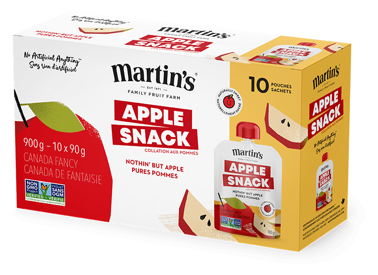 Nothin But Apple Snack- 10pk, Size/Quantity - 90g x 10 units per carton