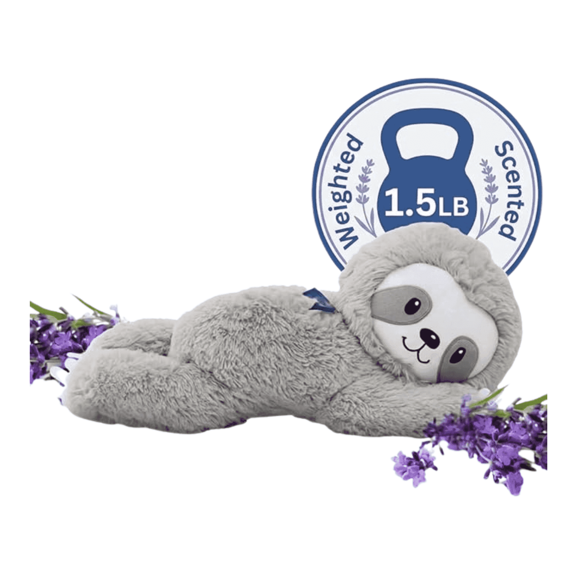 Lilly’s Love Weighted Animal Sloth- Heatable Warmie Plush & Coolable Plush , Lavender Scented Comfort Toy for Relaxation