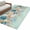 Teal Green, variant on Runner Rug 2'x6', Blue Beach Coastal Washable Non-Slip Hallway Runner Rugs, Nautical Shell Starfish Coral Summer Bedside Rugs Floor Mats Carpet Runners for Kitchen Bathroom Laundry Room