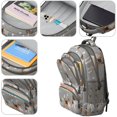 thumbnail image 4 of Beagle and Dog Footprints Backpack for School,Cute School Bag,Schoolbag with Adjustable Shoulder Straps & Padded Back,16.9 Inch, 4 of 5