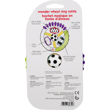 Sassy Wonder Wheel Ring Rattle