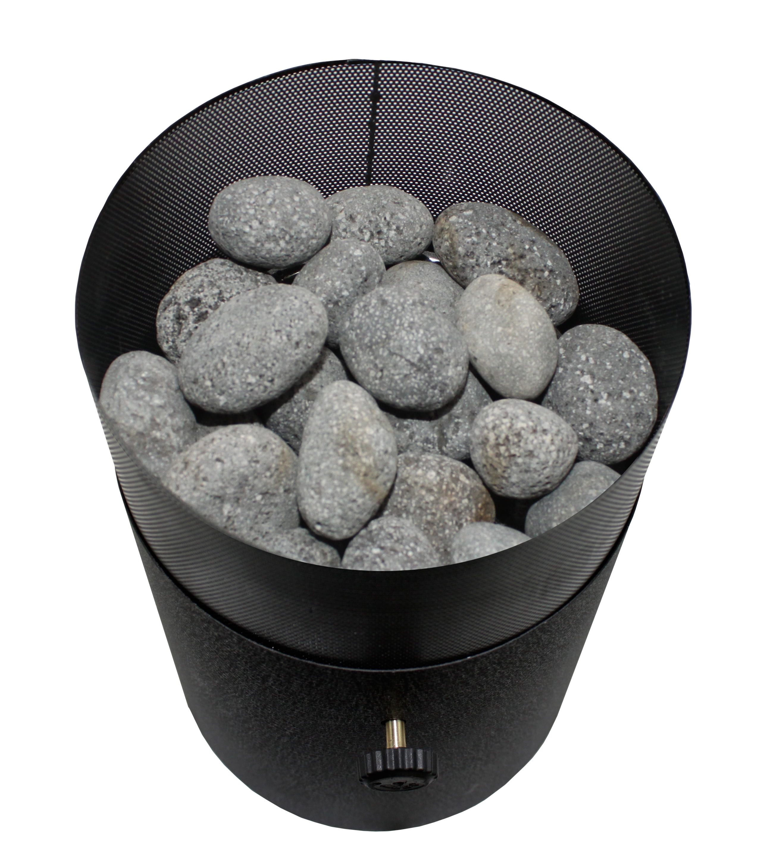 Flame King Mini Tabletop Fire Pit, Dual Fuel Propane and Butane, Smokeless Odorless Flame, Portable Great for Outdoor