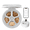 white, variant on FURDEAR Heating/Cooling Smart Wet Food Feeder, APP Controlled for Travel Peace