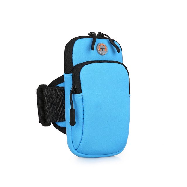 Eigraketly Funda para brazo de teléfono, funda ajustable impermeable, accesorios para exteriores para mujer, bolsas para brazalete resistentes a los Ropa Deportiva, Zapatos Azul Eigraketly OD028745-02