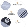 thumbnail image 3 of CTIRCHIU 1Pack Waterproof Tarp for Open Spaces Black Rain Proof Protective Cover, 3 of 4