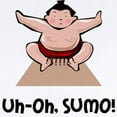 thumbnail image 2 of CafePress - Uh Oh Sumo Infant Bodysuit - Baby Light Bodysuit, Size Newborn - 24 Months, 2 of 4