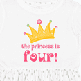 thumbnail image 4 of Inktastic 4th Birthday Princess is Four Girls Toddler Dress, 4 of 5