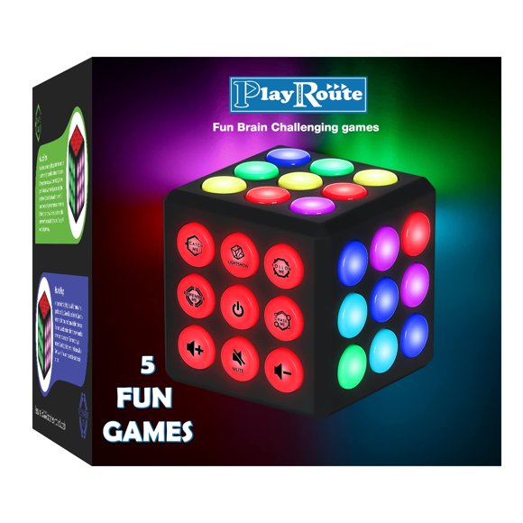 Juego electrónico de cerebro y memoria Cube PlayRoute para niños de 6 a 12 años o más