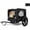 Black, variant on Harmie Pet Bike Trailer for Bicycle Hauling Black Dark Gray Steel Frame Quick Hitch Outdoor Travel Cart Foldable Frame