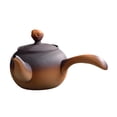 thumbnail image 3 of Abbracc Ceramic Tea Pot with Rope Wrapped Handle Tea Kettle for Hotel Kitchen Hiking side handle, 3 of 9