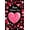 Pink, variant on Happy Valentine''s Day Love Heart Decoration House Flag Outdoor Yard Flag 28" x 40"