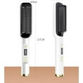 thumbnail image 5 of 2-in-1 Ionic-Ceramic Hair Straightener & Styler Brush | 5-Temp Anti-Scald Design (Pearl White) | 10s Fast Heating & Travel-Size 27x4.5cm for All Hair Types, 5 of 5