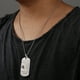 thumbnail image 5 of Love MOM / DAD Collar con colgante de etiqueta de perro de acero inoxidable para HIJO HIJO Navidad 3 Sunnimix Collar con placa de identificación, 5 of 8