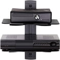 thumbnail image 1 of 2 Tiers Av Shelf Wall Mount Shelf Black Bracket Stand for AV Receiver Component Xbox Cable Boxes Gaming Systems, 1 of 7