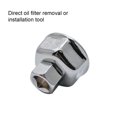 thumbnail image 4 of Sidaley Llave de filtro de aceite de coche de Metal, instalación Universal Hexagonal, desmontaje, accesorios para removedor de enchufes de Type3, 4 of 6