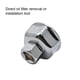 thumbnail image 5 of Scienceny Reemplazo de llave de filtro de aceite de coche de Metal, removedor de enchufe de vehículo automotriz Universal portátil, accesorios Type3, 5 of 6