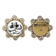 thumbnail image 1 of Realista Swamm linea ilustrar patron Broche de flores, regalo de joyería para mujeres y niñas Unbranded M, 1 of 3