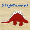 thumbnail image 2 of Great Art Now Stegosaurus by Megan Meagher, Framed Wall Art, 14W x 14H, 2 of 3