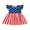 4th of July Star, variant on Toddler Baby Girls' Dress Kid Little Girls Festival Casual Cartoon Round Neck A-Line Beach Dresses