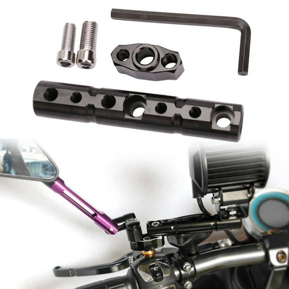 Motorcycle Rear View Mirror Extension Holder Spotlight Extension Bracket