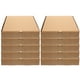 thumbnail image 2 of Caja de conservación de pizza para llevar de 10 piezas en espesor Kraft Paper Pizza Wrapping Box Pizza Takeout Box de entrega, 2 of 5
