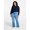 thumbnail image 2 of Terra & Sky Women's Plus Size Fine Gauge Dolman Sweater, Sizes 0X-5X, 2 of 5