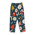 thumbnail image 4 of Haiem Holiday Christmas Cookies Women's Pajama Pants Ultra Lightweight Pjs Bottoms Sleepwear Bottom Pants With Pocket Drawstring-Small, 4 of 9