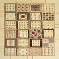 thumbnail image 1 of Ahgly Company Machine Washable Indoor Square Contemporary Brown Gold Area Rugs, 6' Square, 1 of 7