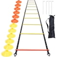 thumbnail image 1 of Agility Ladder - Agility Speed And Balance Training Ladder For Soccer Basketball Boxing Softball Footwork Sports Agility Training With Scale And Carry Bag, 20Ft 12 Rung, 1 of 6