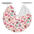 thumbnail image 2 of Falda para árbol de Navidad MOLIAN 36 con diseño de caramelos y piruletas, 2 of 7