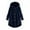 New/Navy, variant on Patlollav Womens Wool Coat Plus Size Button Plush Tops Hooded Loose Cardigan Winter Jacket