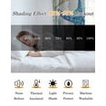thumbnail image 5 of Teal Blue Summer Coastal Kitchen Curtains Ocean Watercolor Coral Starfish Cafe Short Curtains for Bathroom Blackout Window Curtain Small Window Treatment Drapes for Bedroom Living Room 52"x45"x2, 5 of 9