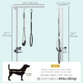 thumbnail image 3 of PawHut Foldable Dog Grooming Arm with Clamp and 3 Loops, Silver, 3 of 10