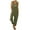 Army Green, variant on Overalls For Women Floral Embroidery Jumpsuits for Women Casual Denim Overalls with Pockets,White
