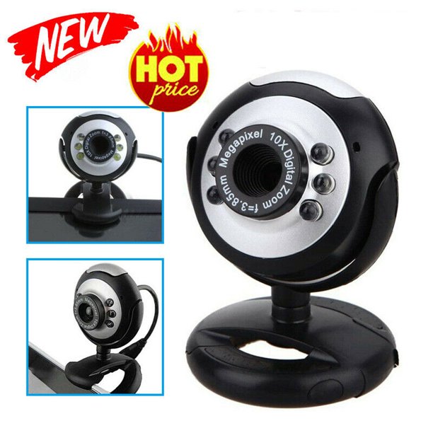 Brand new LED USB 2.0 webcam camera XP, VISTA, WINDOWS 7 10 Skype,YAHOO, MIC - Walmart.com