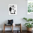 thumbnail image 3 of Art.com Jacqueline Kennedy, Wearing a White Coat Dress with a Short Skirt Photo, White Frame Wall Art, 23" x 29", 3 of 5