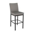 thumbnail image 1 of Amisco Drift Black Metal Frame Counter Stool, 1 of 1