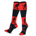 thumbnail image 2 of TeeHee Novelty Knitted Half Cushion Cotton Knee High Socks (9-11, Fun Bigfoot), 2 of 5